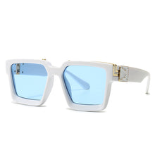 Carica l'immagine nel visualizzatore di Gallery, Shield Square Sunglasses Mens 2023  Designer Sun Glasses Female Brand Designe Gradient Color Eyeglasses Oculos UV400