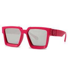 Carica l'immagine nel visualizzatore di Gallery, Shield Square Sunglasses Mens 2023  Designer Sun Glasses Female Brand Designe Gradient Color Eyeglasses Oculos UV400