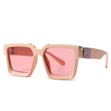 Carica l'immagine nel visualizzatore di Gallery, Shield Square Sunglasses Mens 2023  Designer Sun Glasses Female Brand Designe Gradient Color Eyeglasses Oculos UV400