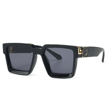 Carica l'immagine nel visualizzatore di Gallery, Shield Square Sunglasses Mens 2023  Designer Sun Glasses Female Brand Designe Gradient Color Eyeglasses Oculos UV400