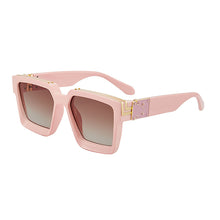 Carica l'immagine nel visualizzatore di Gallery, Shield Square Sunglasses Mens 2023  Designer Sun Glasses Female Brand Designe Gradient Color Eyeglasses Oculos UV400