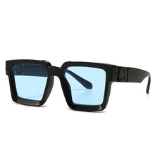 Carica l'immagine nel visualizzatore di Gallery, Shield Square Sunglasses Mens 2023  Designer Sun Glasses Female Brand Designe Gradient Color Eyeglasses Oculos UV400