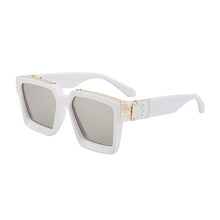 Carica l'immagine nel visualizzatore di Gallery, Shield Square Sunglasses Mens 2023  Designer Sun Glasses Female Brand Designe Gradient Color Eyeglasses Oculos UV400