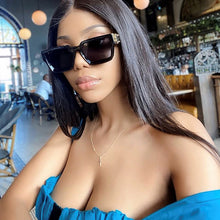 Carica l'immagine nel visualizzatore di Gallery, Shield Square Sunglasses Mens 2023  Designer Sun Glasses Female Brand Designe Gradient Color Eyeglasses Oculos UV400