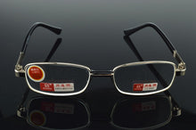 Load image into Gallery viewer, =Shuai Di Brand = Natural Crystal Lens Full-Rim Nickel Alloy  Men Women Reading Glasses +1 +1.5 +2 +2.5 +3 +3.5 +4