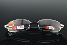 Load image into Gallery viewer, =Shuai Di Brand = Natural Crystal Lens Full-Rim Nickel Alloy  Men Women Reading Glasses +1 +1.5 +2 +2.5 +3 +3.5 +4