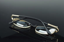 Load image into Gallery viewer, =Shuai Di Brand = Natural Crystal Lens Full-Rim Nickel Alloy  Men Women Reading Glasses +1 +1.5 +2 +2.5 +3 +3.5 +4
