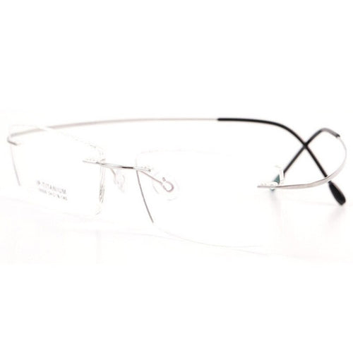 Silhouette style Pure Titanium Optical frame hypoallergenic hingeless Glasses frame men women brand Ultra-light Eyeglasses frame
