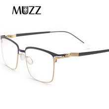 Load image into Gallery viewer, Silicone Alloy Glasses Frame Men Square Optical Prescription Eyeglasses 2023 ULTEM Metal Myopia Glasses Frame Eyewear