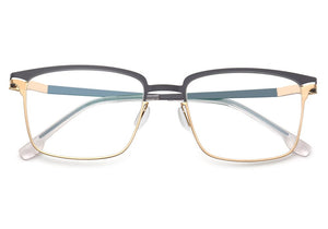 Silicone Alloy Glasses Frame Men Square Optical Prescription Eyeglasses 2023 ULTEM Metal Myopia Glasses Frame Eyewear