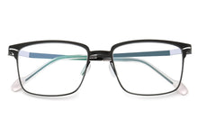 Load image into Gallery viewer, Silicone Alloy Glasses Frame Men Square Optical Prescription Eyeglasses 2023 ULTEM Metal Myopia Glasses Frame Eyewear