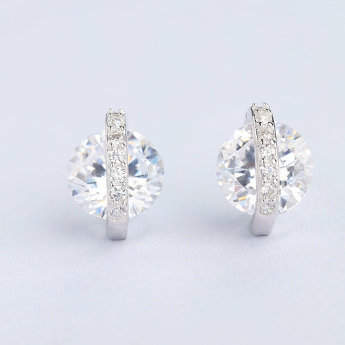 Silver Jewelry Wholesale Tremella Nail Fashion Earrings Shine Joker Female In Japanese And Korean Silver Ears Hanging