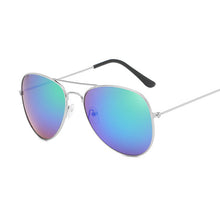Load image into Gallery viewer, Silver Mirror Small Sun Glasses Female Male Brand Designer Pilot Sunglasses Women Men Shades Top Eyewear