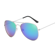 Load image into Gallery viewer, Silver Mirror Small Sun Glasses Female Male Brand Designer Pilot Sunglasses Women Men Shades Top Eyewear