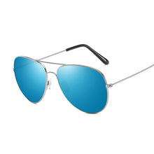 Load image into Gallery viewer, Silver Mirror Small Sun Glasses Female Male Brand Designer Pilot Sunglasses Women Men Shades Top Eyewear