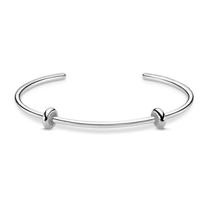Silver Plated Basic Bracelet & Bangles (Not Include Stopper Beads) Fit Charms, Fashion Bangle Jewelry Bijoux Best Gift For Women