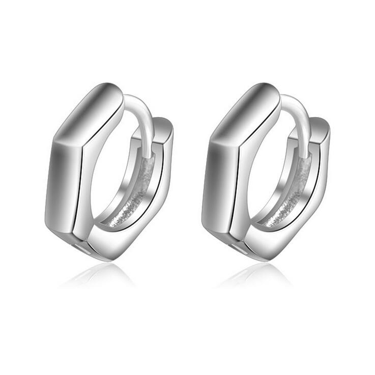 Silver earrings hot sell fashion simple design 925 sterling silver ladies`stud earrings jewelry birthd gift wholesale women