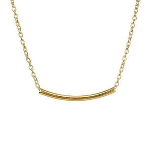 Simple Classic fashion Stick Pendant Necklace Long Link Chain stainless steel Necklaces long Strip Jewelry for women men gift