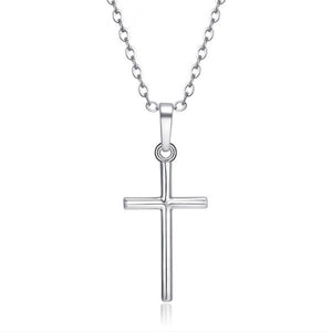 Collana a catena croce semplice moda per donne uomini signore di lusso gioielli in oro collane con ciondolo crocifisso ornamento cristiano regali 