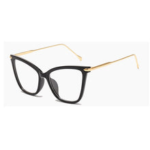 Carica l&#39;immagine nel visualizzatore di Gallery, Simple Retro Cat Eye Clear Glasses Women Brand Man Blue-ray Optical Eyewear Frame nerd optical frames clear Glasses O332