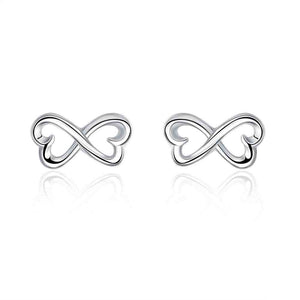 Simple Fashion Style Silver plated 8 Shape Earrings Jewellery mens 2016,Wholesale&hot sell, SMTE049