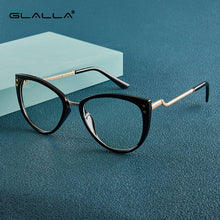 Load image into Gallery viewer, Simple  Cat Eye Optical Eyewear Plastic Frame Glasses For Women Anti Blue Ray Selling