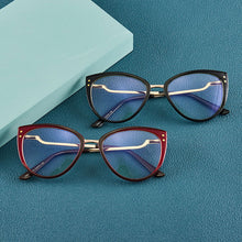 Load image into Gallery viewer, Simple  Cat Eye Optical Eyewear Plastic Frame Glasses For Women Anti Blue Ray Selling