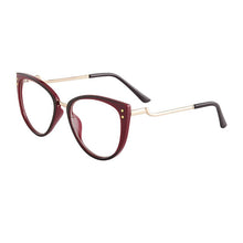 Load image into Gallery viewer, Simple  Cat Eye Optical Eyewear Plastic Frame Glasses For Women Anti Blue Ray Selling
