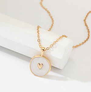 Simple Stars Moon Necklaces Fashion Europen Alloy Oil Drop Women Long Heart Round Golden Pendant Necklace Jewelry For Girls
