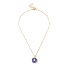 Carica l&#39;immagine nel visualizzatore di Gallery, Simple Stars Moon Necklaces Fashion Europen Alloy Oil Drop Women Long Heart Round Golden Pendant Necklace Jewelry For Girls
