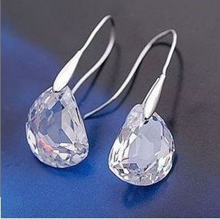 Orecchini di cristallo semplici ed eleganti per gioielli di moda da donna 4ED394 