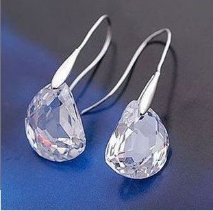 Simple elegant crystal earrings for women fashion jewelry 4ED394