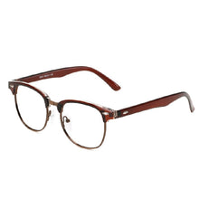 Load image into Gallery viewer, Simvey Classic Half Rim Glasses Frames Women Men Brand Designer Retro Clear Lens Nerd Frames Glasses Vintage Eyeglasses TR90