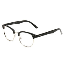 Load image into Gallery viewer, Simvey Classic Half Rim Glasses Frames Women Men Brand Designer Retro Clear Lens Nerd Frames Glasses Vintage Eyeglasses TR90