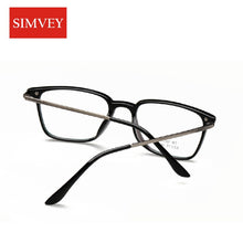 Load image into Gallery viewer, Simvey Retro Big Square Glasses Frames Vintage Brand Designer Nerd Optical Glasses Women Eyeglasses Frames TR90