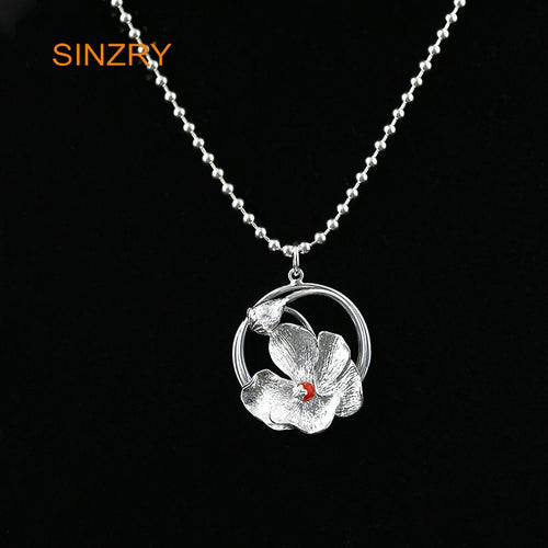 gioielli in argento di lusso Collane con pendente a forma di fiore in agata naturale fatte a mano in argento sterling al 100% con catena da donna 