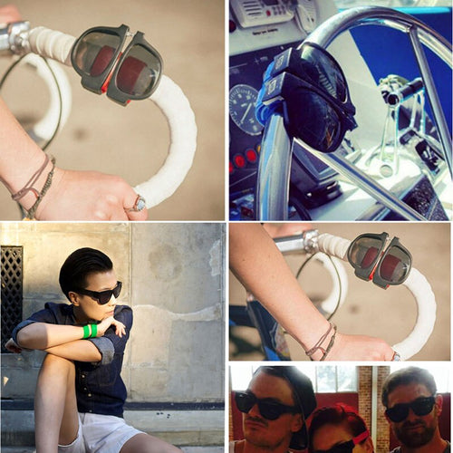 Occhiali da sole Slap Braccialetti creativi Occhiali schiaffeggiabili Cinturini con bracciale a scatto 