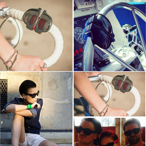 Slap Sunglasses Creative Wristband Slappable Glasses Snap Bracelet Bands