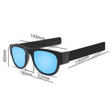Load image into Gallery viewer, Slap Sunglasses Polarized Women Slappable Bracelet Sun Glasses for Men Wristband Colorful Mirror Folding Shades