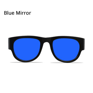 Slap Sunglasses Polarized Women Slappable Bracelet Sun Glasses for Men Wristband Colorful Mirror Folding Shades