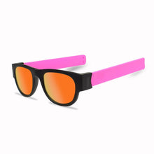 Load image into Gallery viewer, Slap Sunglasses Polarized Women Slappable Bracelet Sun Glasses for Men Wristband Colorful Mirror Folding Shades