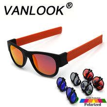 Load image into Gallery viewer, Slap-gafas de sol polarizadas para hombre y mujer, anteojos de sol unisex, con pulsera inclinable, de estilo Espejo, coloridas, a la moda