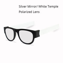 Load image into Gallery viewer, Slap-gafas de sol polarizadas para hombre y mujer, anteojos de sol unisex, con pulsera inclinable, de estilo Espejo, coloridas, a la moda