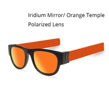 Load image into Gallery viewer, Slap-gafas de sol polarizadas para hombre y mujer, anteojos de sol unisex, con pulsera inclinable, de estilo Espejo, coloridas, a la moda