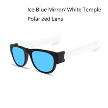 Load image into Gallery viewer, Slap-gafas de sol polarizadas para hombre y mujer, anteojos de sol unisex, con pulsera inclinable, de estilo Espejo, coloridas, a la moda