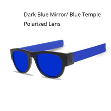 Load image into Gallery viewer, Slap-gafas de sol polarizadas para hombre y mujer, anteojos de sol unisex, con pulsera inclinable, de estilo Espejo, coloridas, a la moda
