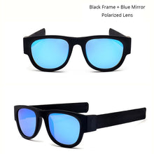 Load image into Gallery viewer, Slap-gafas de sol polarizadas para hombre y mujer, anteojos de sol unisex, con pulsera inclinable, de estilo Espejo, coloridas, a la moda