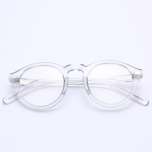 Smalj Round Handmade Acetate Frame Women eyeglasses Men Goggles Optical Spectacle Demi Myopia Optical Spectacle Myopia