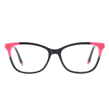 Load image into Gallery viewer, Small Acetate Full Rim Square Colourful Optical Frame With Spring Hinge For Rx Myopia Reading Multifocal Lenses