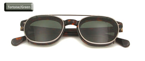 Small Acetate Optical Glasses Frame Round Clip On Sunglasses Men Polarized Uv400  Women Shades Johnny Depp Style